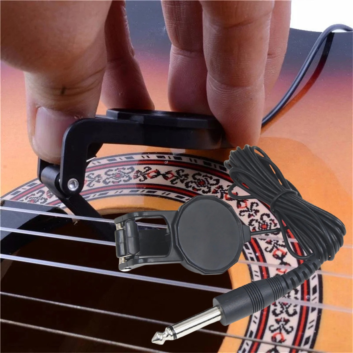 Violin Musical Instrument - Audio Jack Clip On Pickup/2.5 M