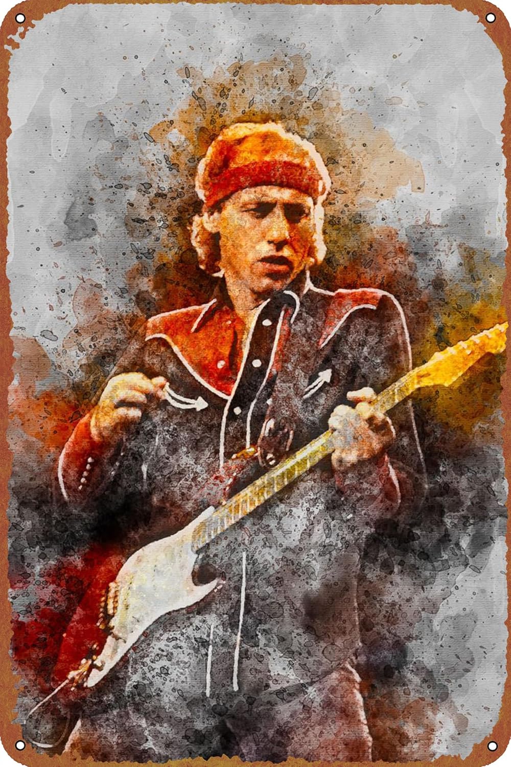 Musical Instrument Sign - Mark Knopfler muziekposters blikken borden retro