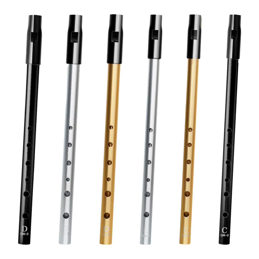 Tin Whistle Flute - C/D Key Ierse Tinfluit Rijke Klank