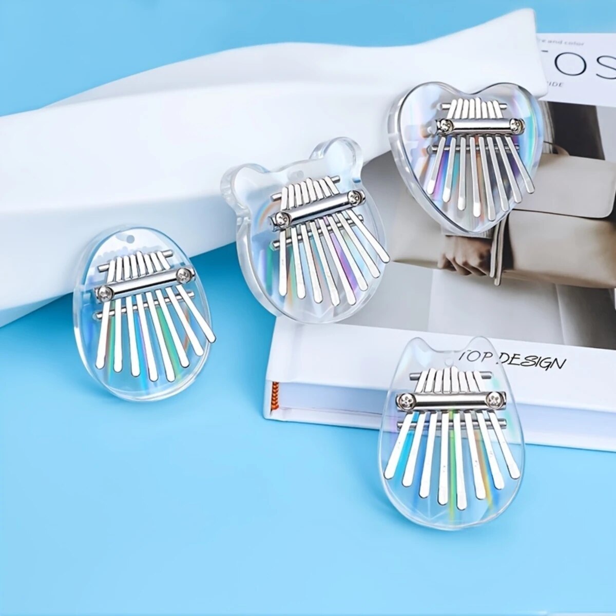 Musical Instrument Piano - Miwayer 8 Toetsen Mini Kalimba Regenboog