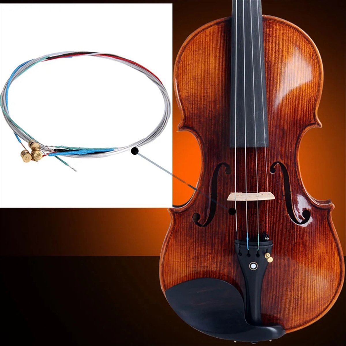 Violin Musical Instrument - ABPF Vioolsnaren 4/4 Professionele Volledige Set