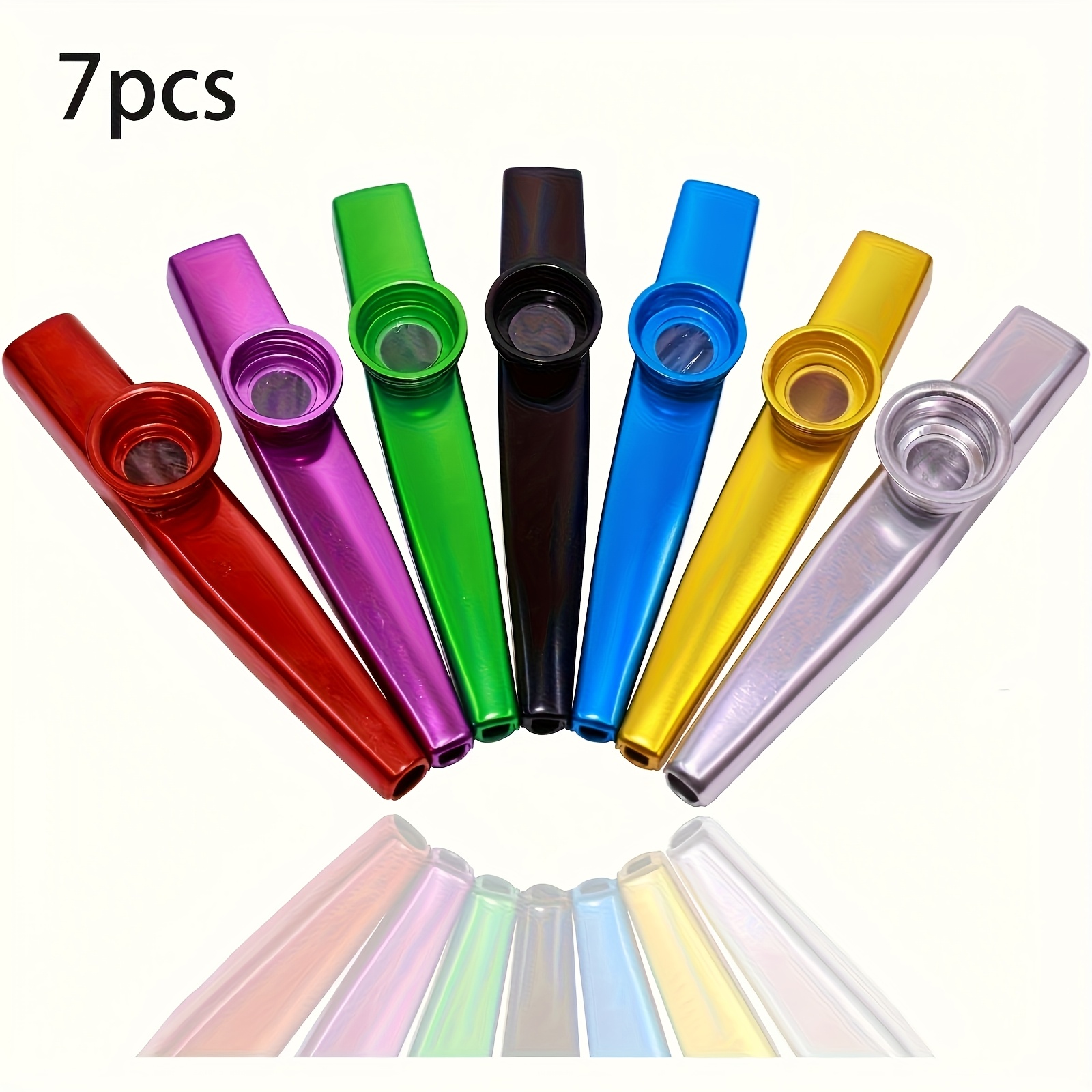 Violin Musical Instrument - 7 stks Metalen Kazoos Eenvoudig Ontwerp