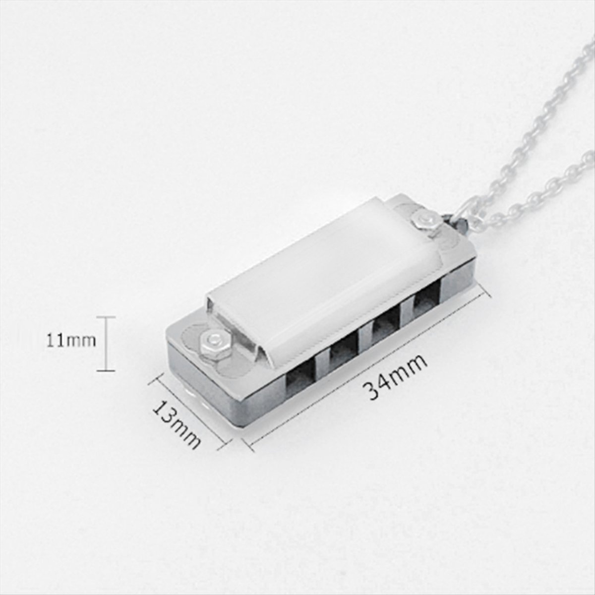 Musical Instrument For Beginners - ABXY Mini mondharmonica ketting 4-gaats 8-toon