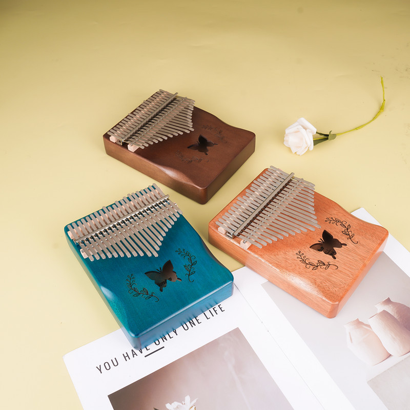 Musical Instrument For Beginners - 17 Key Hluru Kalimba Professionele Kwaliteit