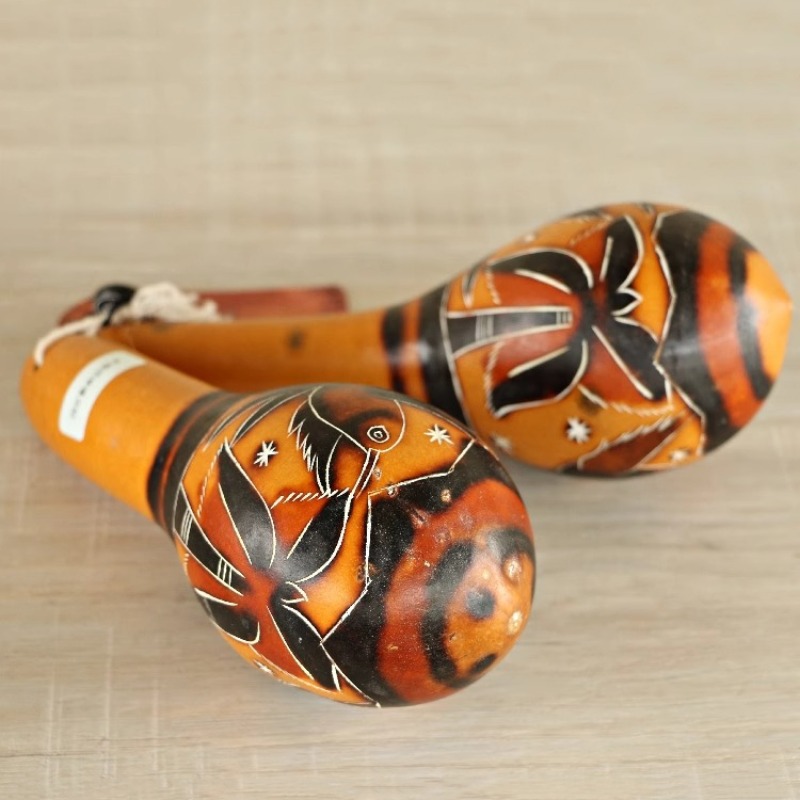 Musical Instrument Of Africa - Afrika Maraca Kinderen Houten Muzikale Maracas