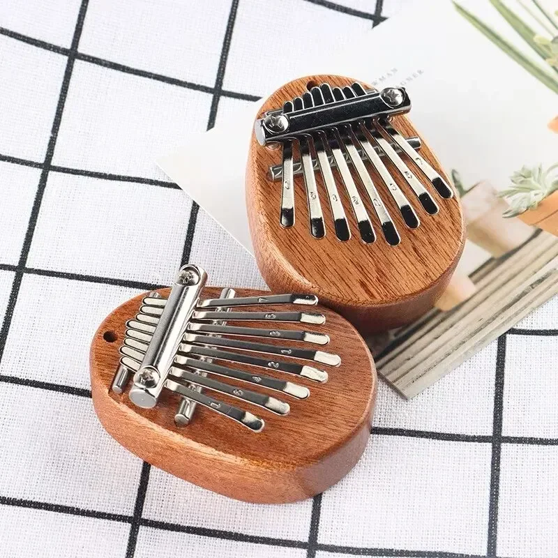 Musical Instrument For Beginners - 1 Stuks Houten Mini Duimpiano Muzikaal
