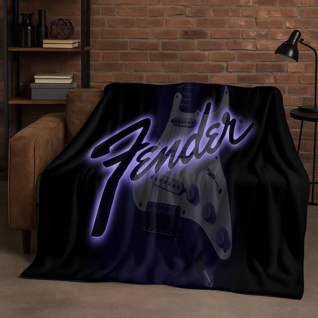 Musical Instrument Sign - HD F-Fender Gitaar Muziekinstrument Teken Flanellen