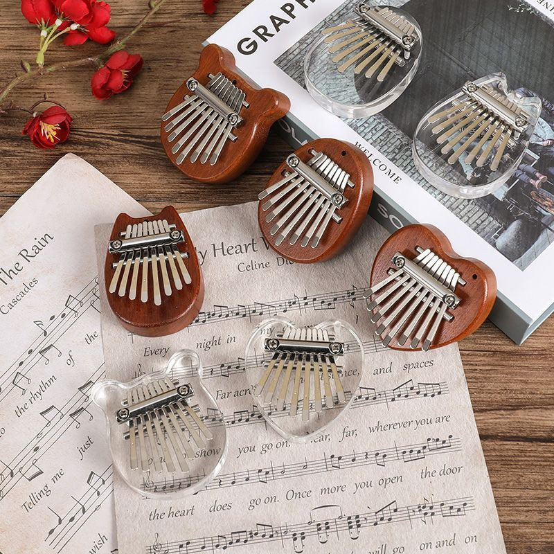 Musical Instrument For Beginners - 5*7 cm 8Key Kalimba Duim Piano