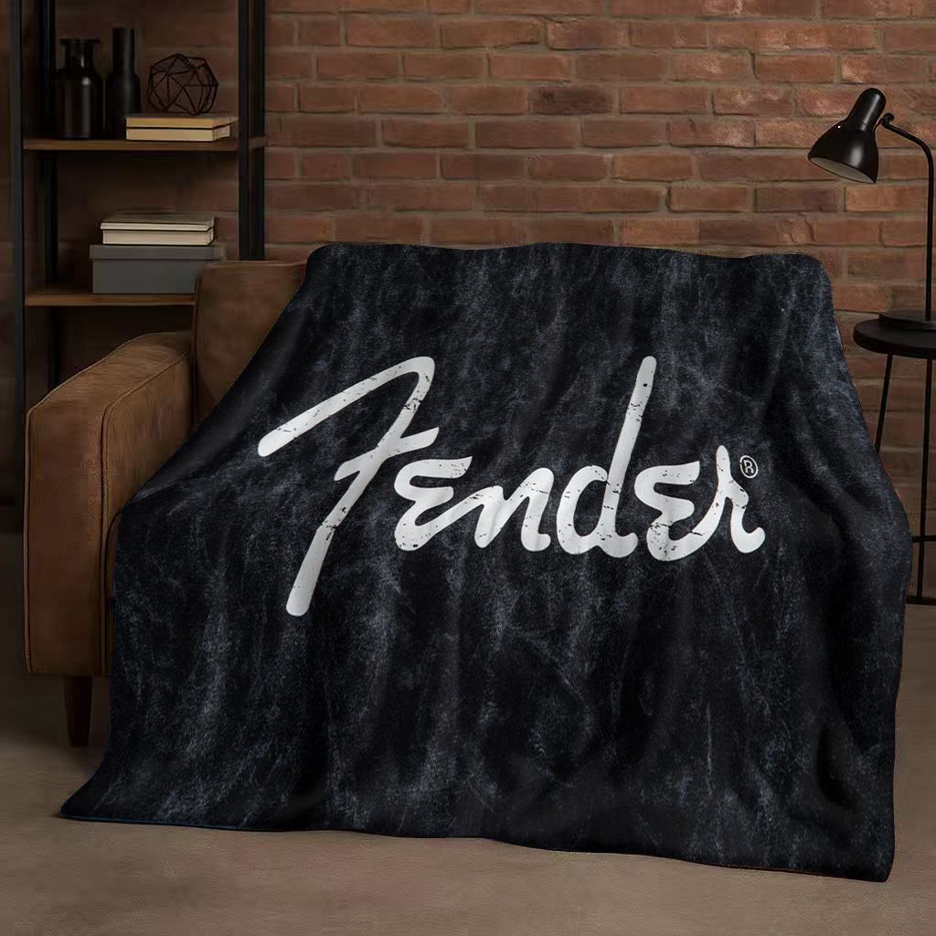 Musical Instrument Sign - 3D F-Fender Gitaar Muziekinstrument Teken Flanellen