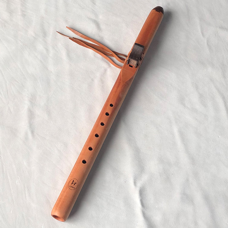 Wooden Flute Native - Houten Fluit Native American Verticale Blazende