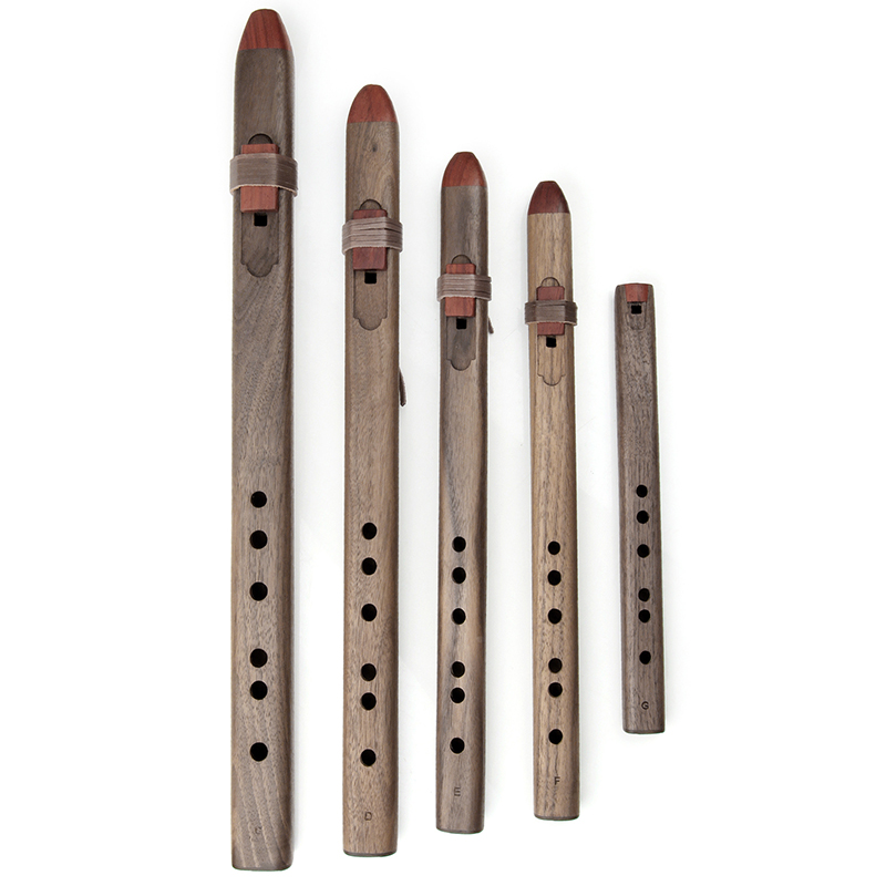 Wooden Flute Native - 6-gaats houten fluit, traditionele professionele recorder