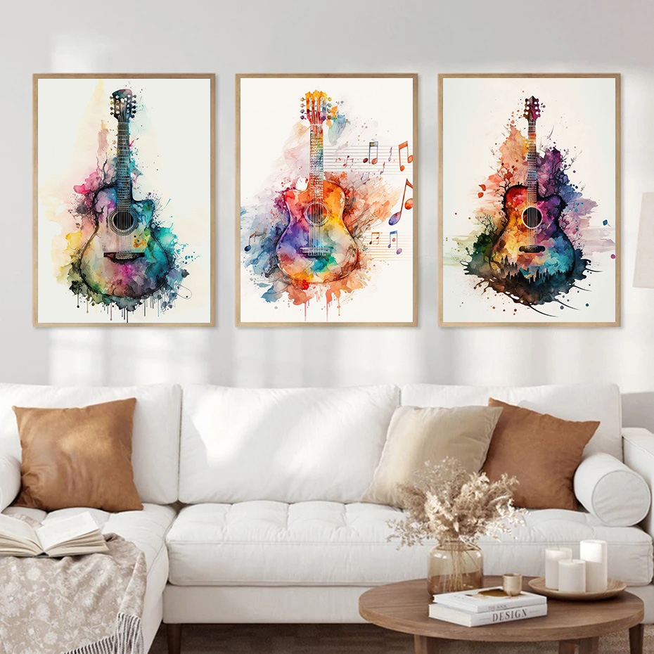Muziekinstrument Gitaar Aquare - Picture Of Musical Instrument recensie en prijs
