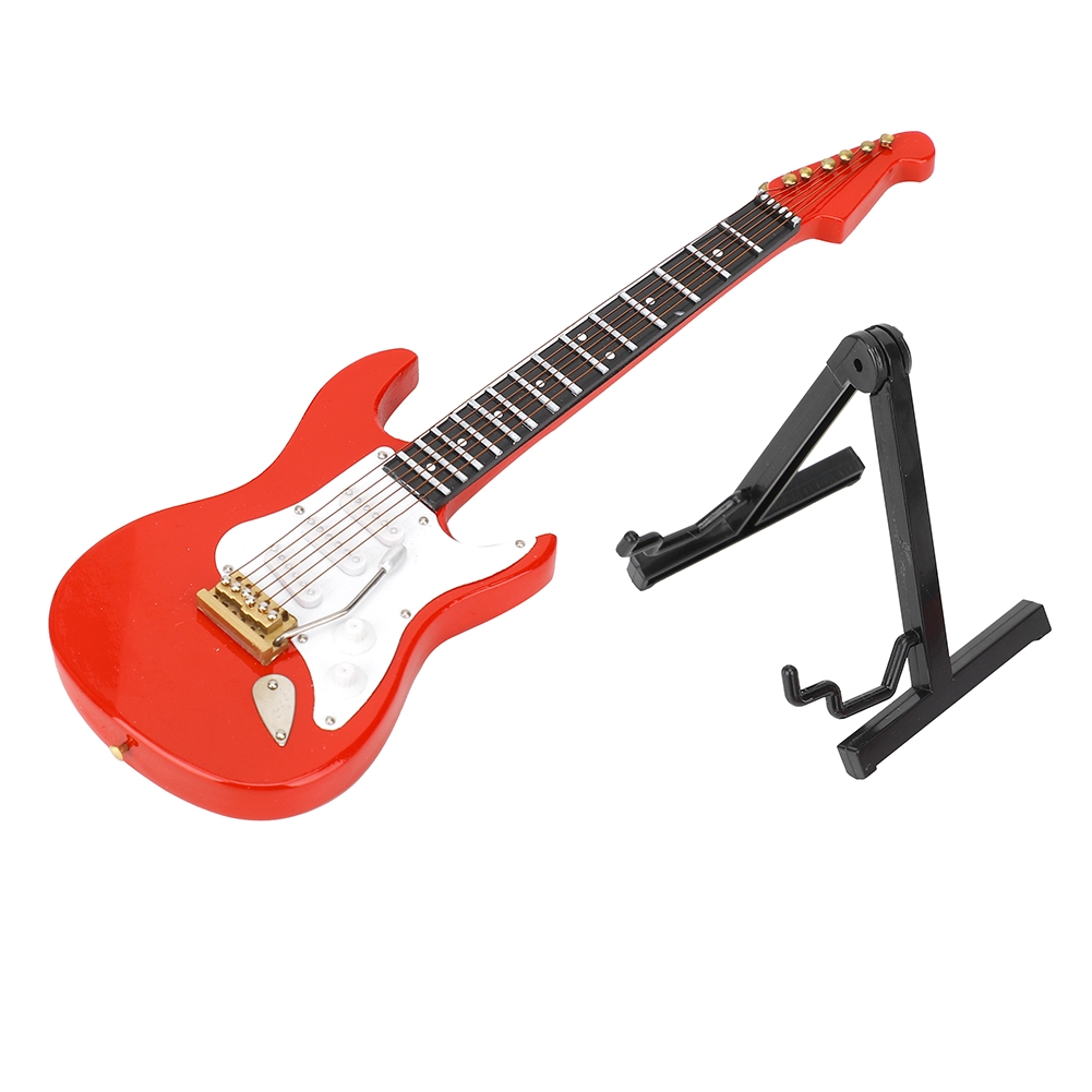 Miniatuur rode elektrische git - Musical Instrument ____ recensie en prijs