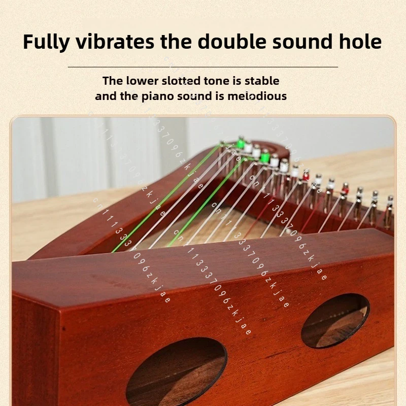 Handgemaakte 15-toon harp gelu - Musical Instrument For Beginners recensie en prijs