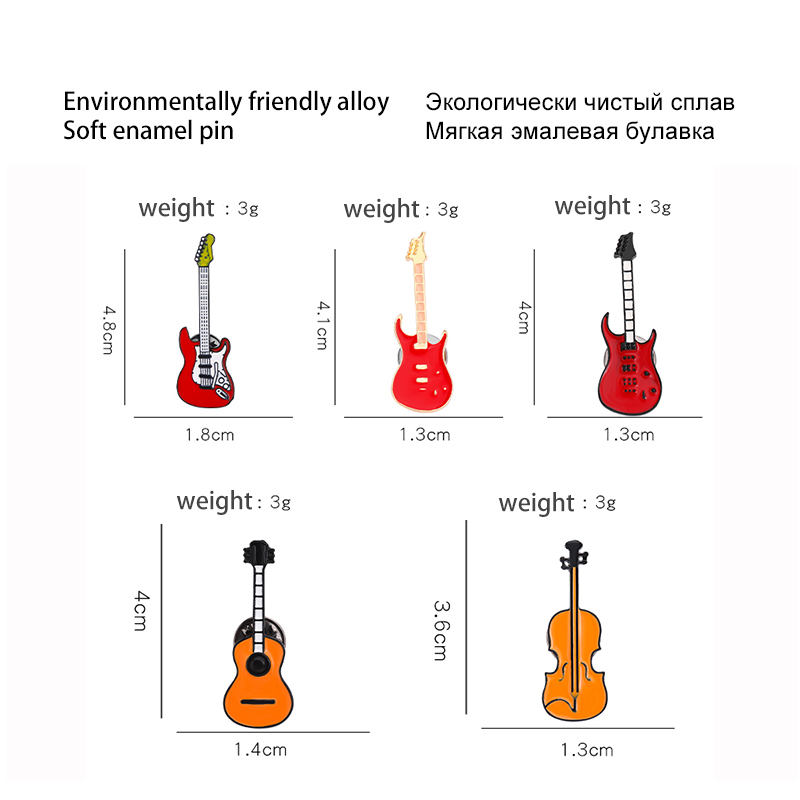 Pins Custom Basgitaar Broches  - Musical Instruments Cartoon recensie en prijs