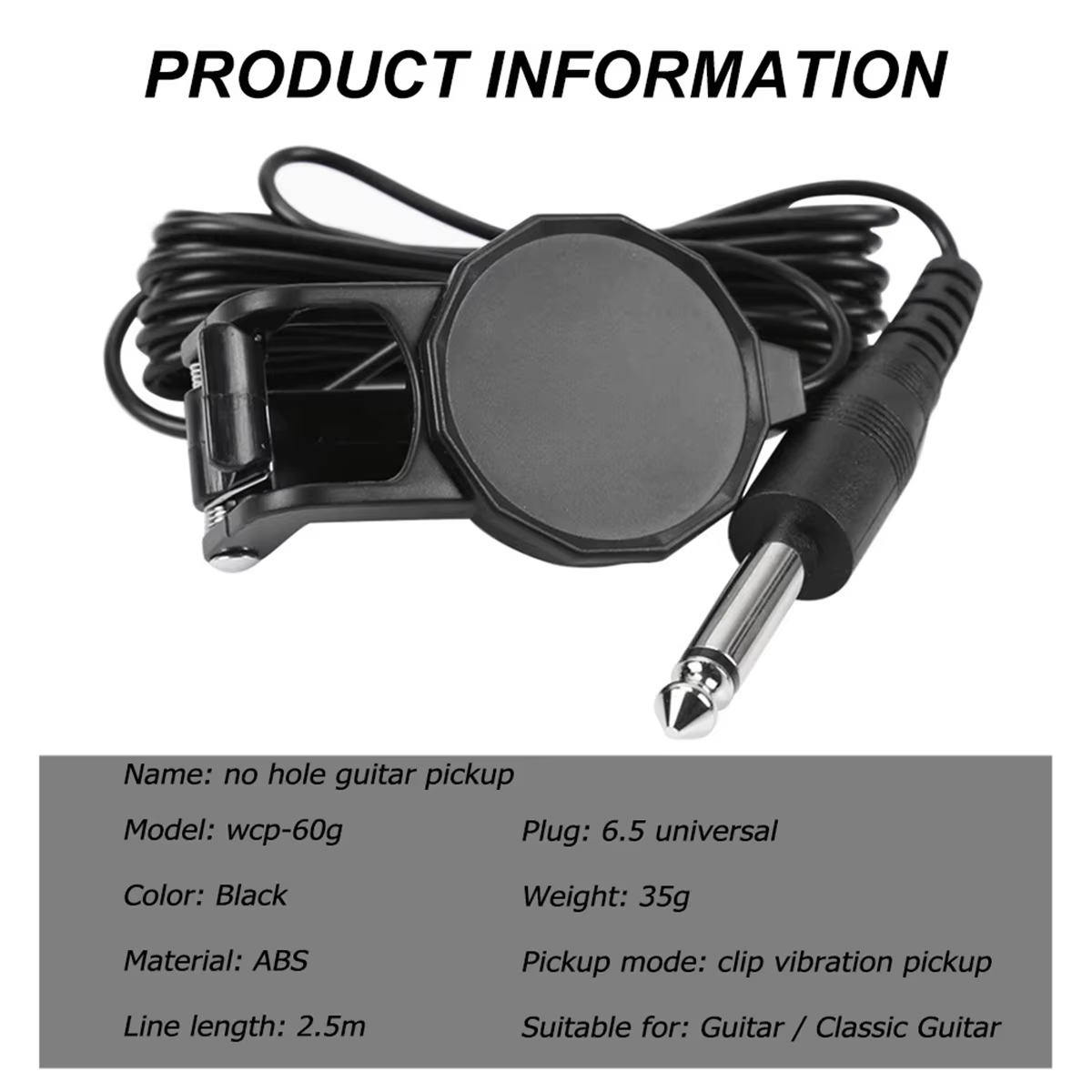 Audio Jack Clip On Pickup/2.5  - Violin Musical Instrument recensie en prijs