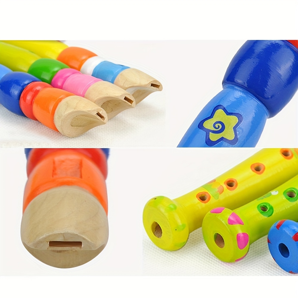 1 st Houten Fluit 6-Hole Kleur - Musical Instruments Cartoon recensie en prijs