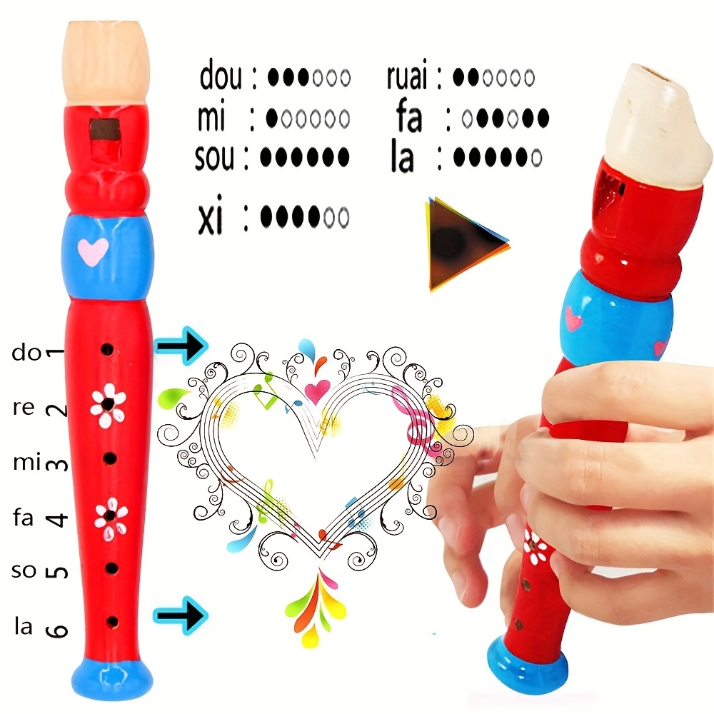 1 stuk houten fluit 6-gaats kl - Musical Instruments Cartoon recensie en prijs