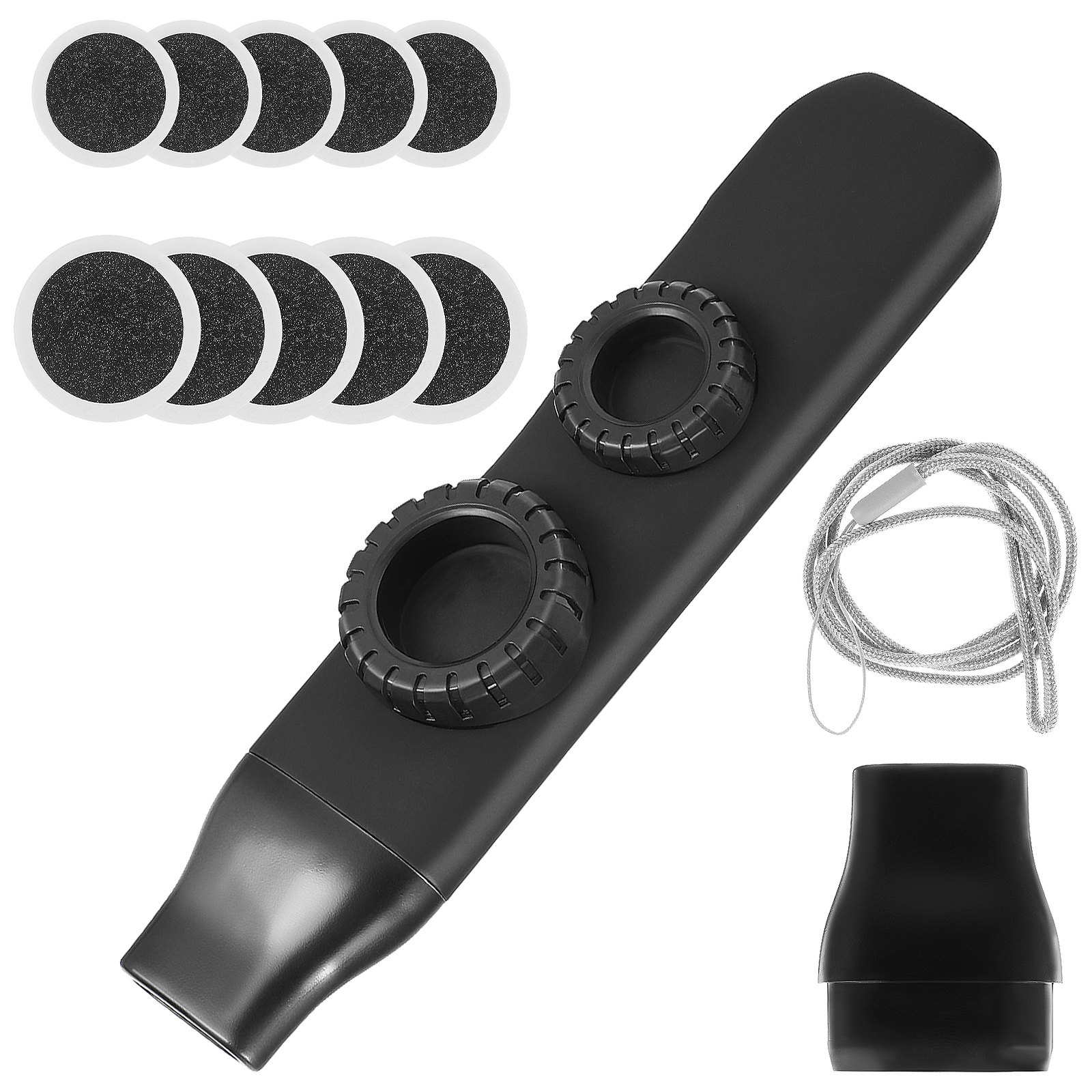 Dubbele fluitgat Kazoo-instrum - Violin Musical Instrument recensie en prijs