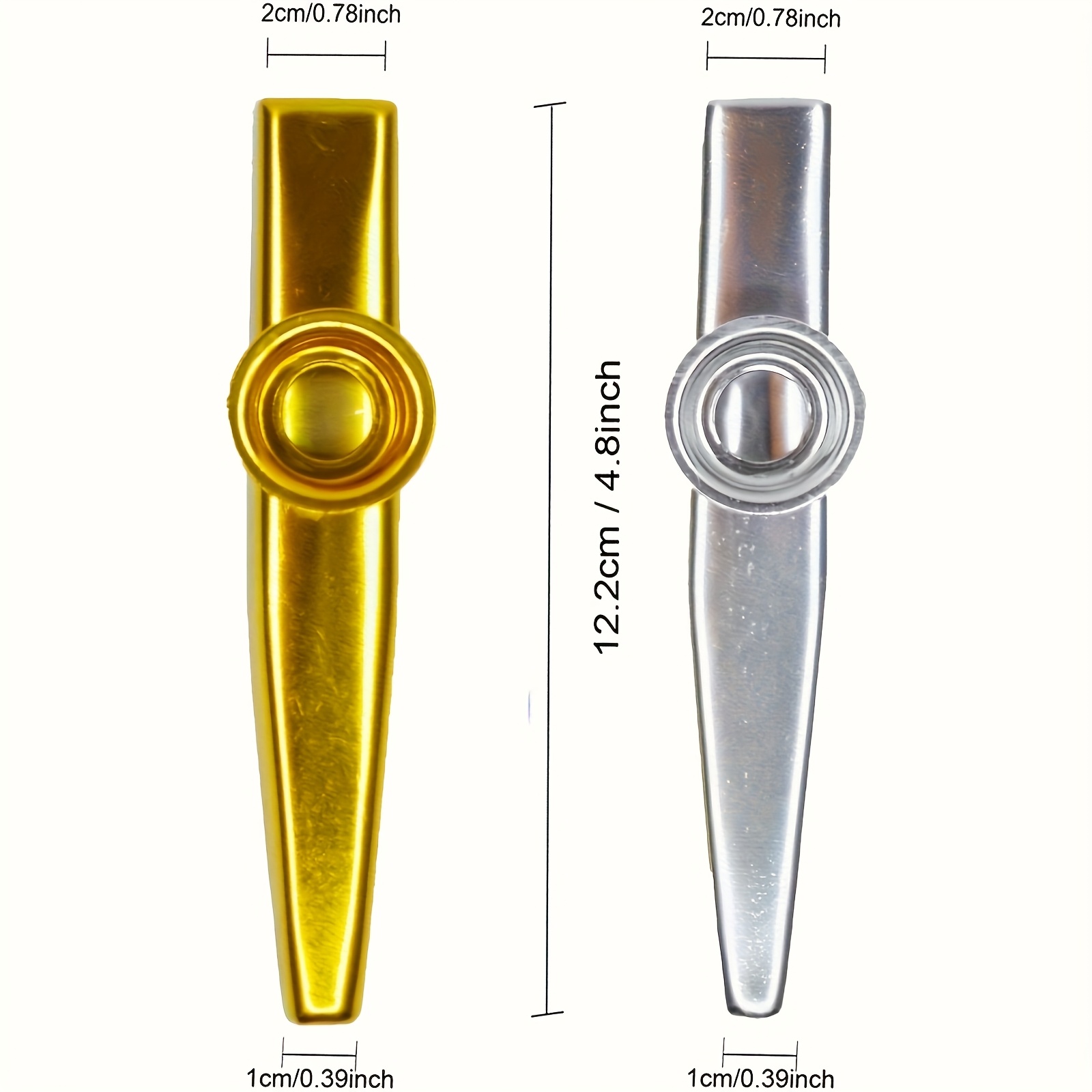 7 stks Metalen Kazoos Eenvoudi - Violin Musical Instrument recensie en prijs