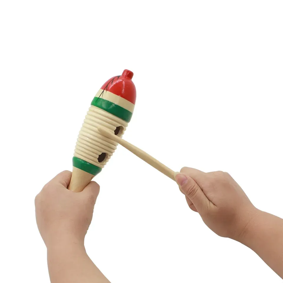 Houten visspel Orff percussie  - Musical Instrument For Babies recensie en prijs