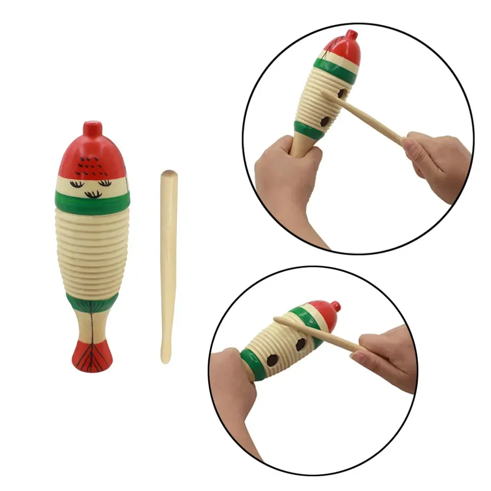Houten visspel Orff percussie  - Musical Instrument For Babies recensie en prijs