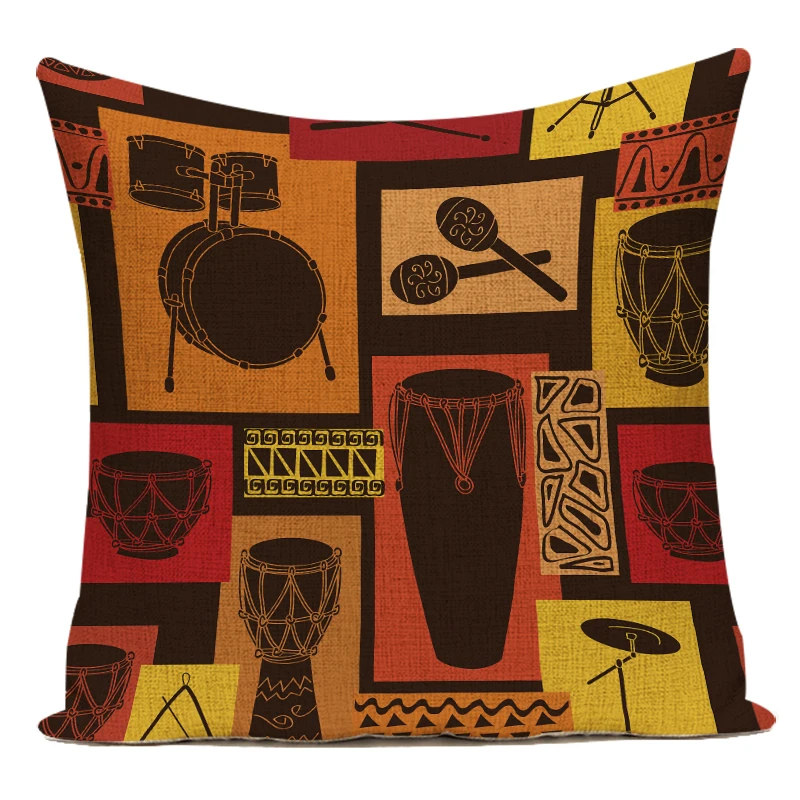 Retro Afrikaanse vrouw kussenh - Musical Instrument Of Africa recensie en prijs