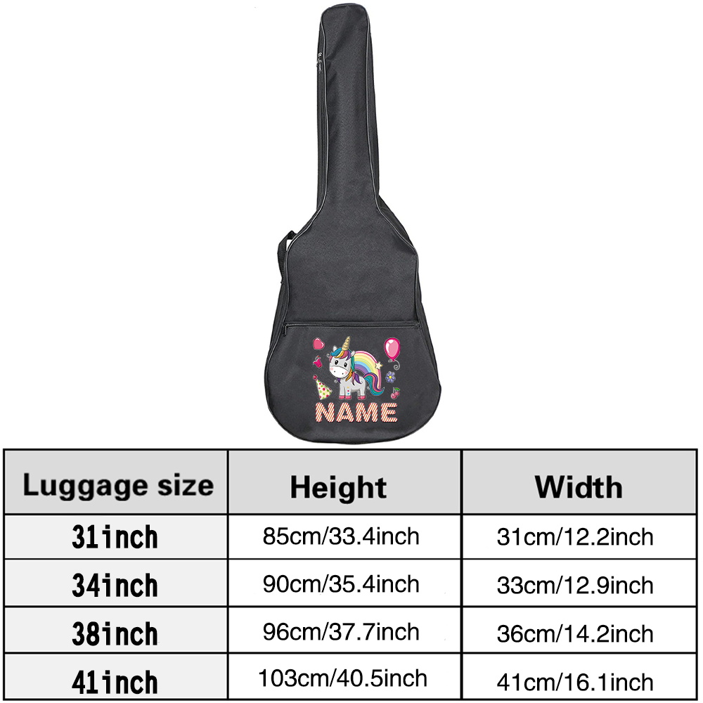 Aangepaste naam gitaartas 36-4 - Musical Instrument Name recensie en prijs