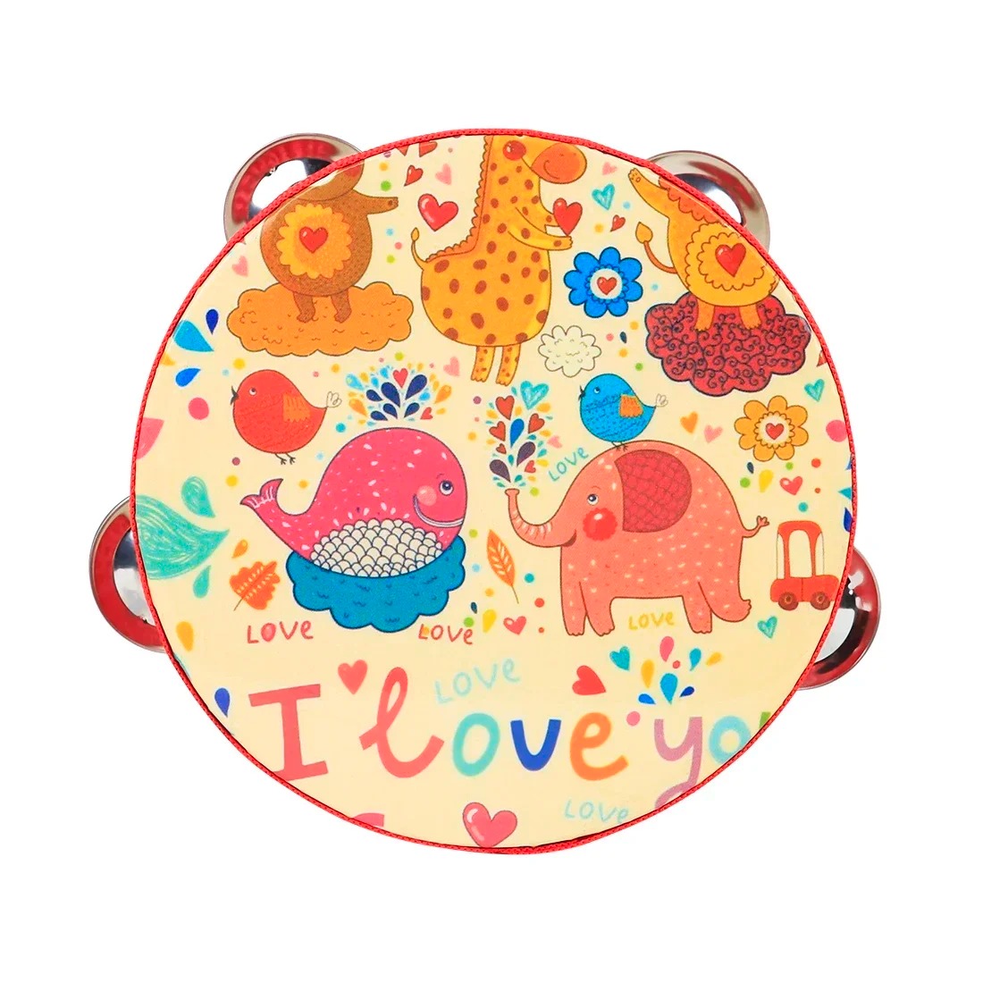 SLADE 6 Inch Tambourine Cartoo - Musical Instruments Cartoon recensie en prijs