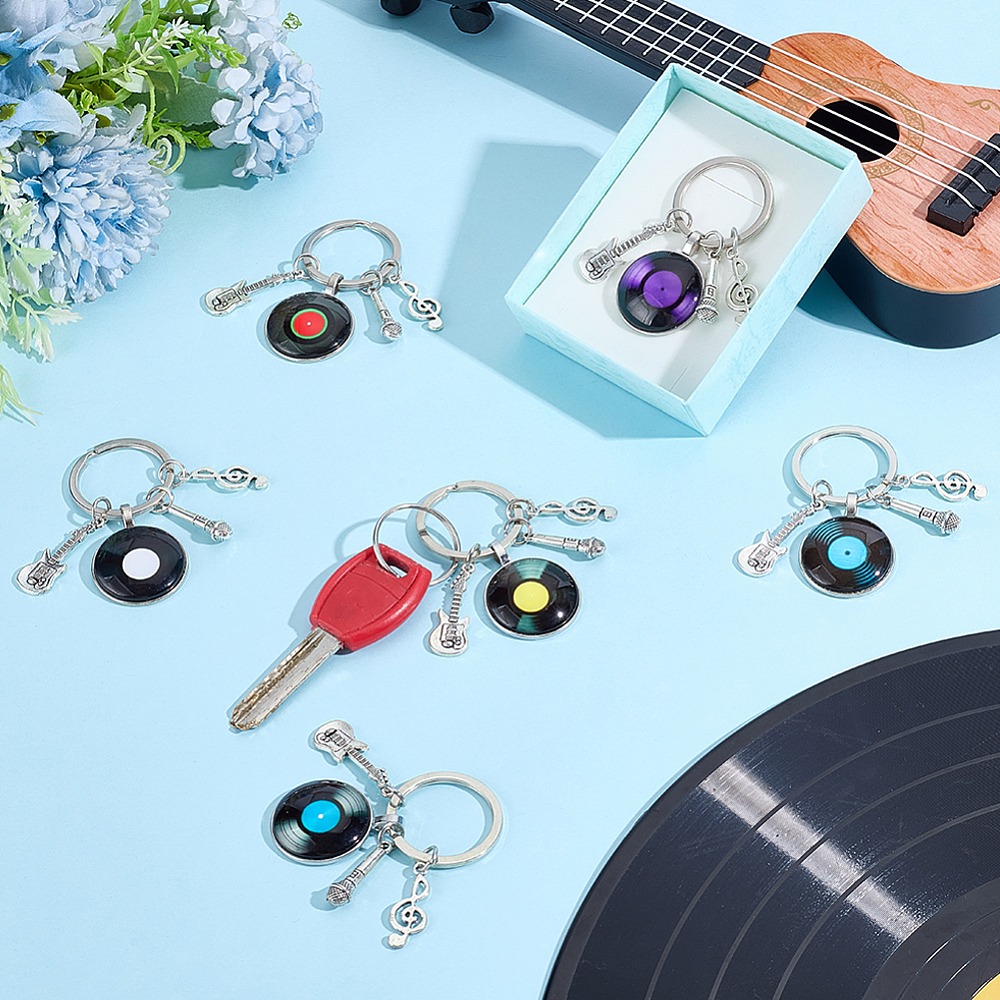 6 stuks 6 kleuren glazen hange - Musical Instrument Glass recensie en prijs