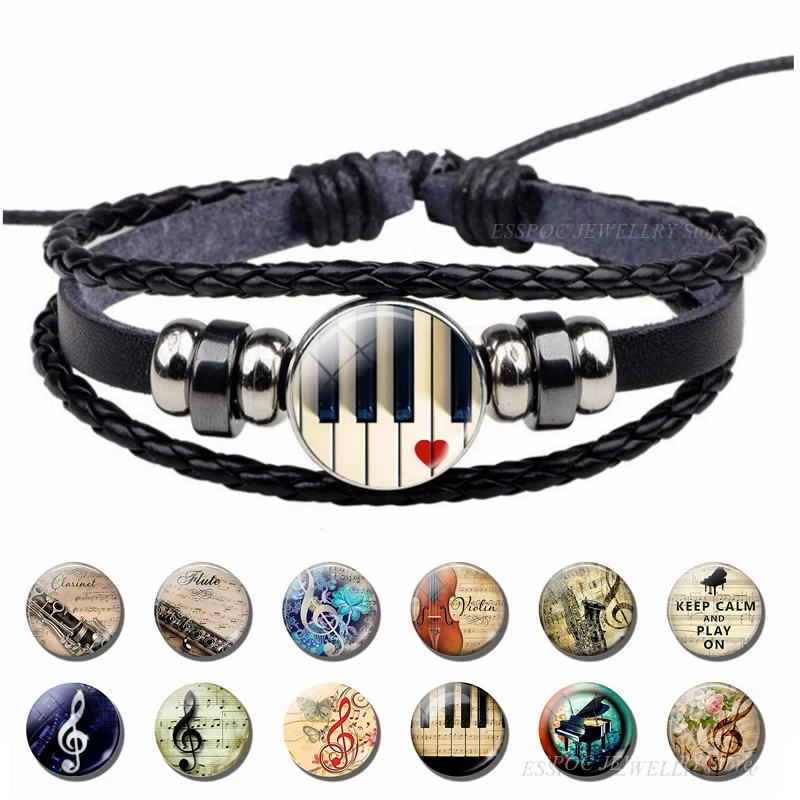 Music Notes Armband Vintage Vi - Musical Instrument Glass recensie en prijs