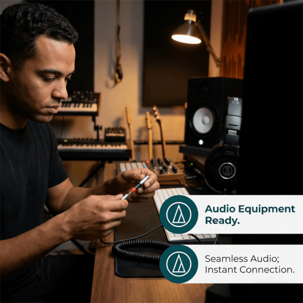 Plug en Play 2,5 mm naar 3,5 m - Audio Technica Headphone Ath-M50X recensie en prijs