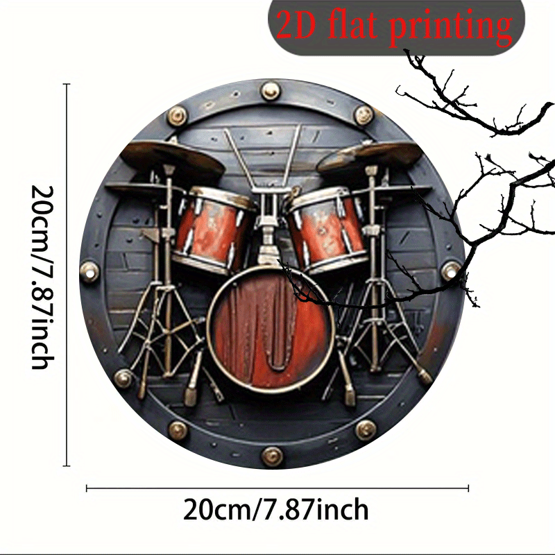 2D plat, 1pc, 20,32x20,32 cm 2 - Musical Instrument Sign recensie en prijs