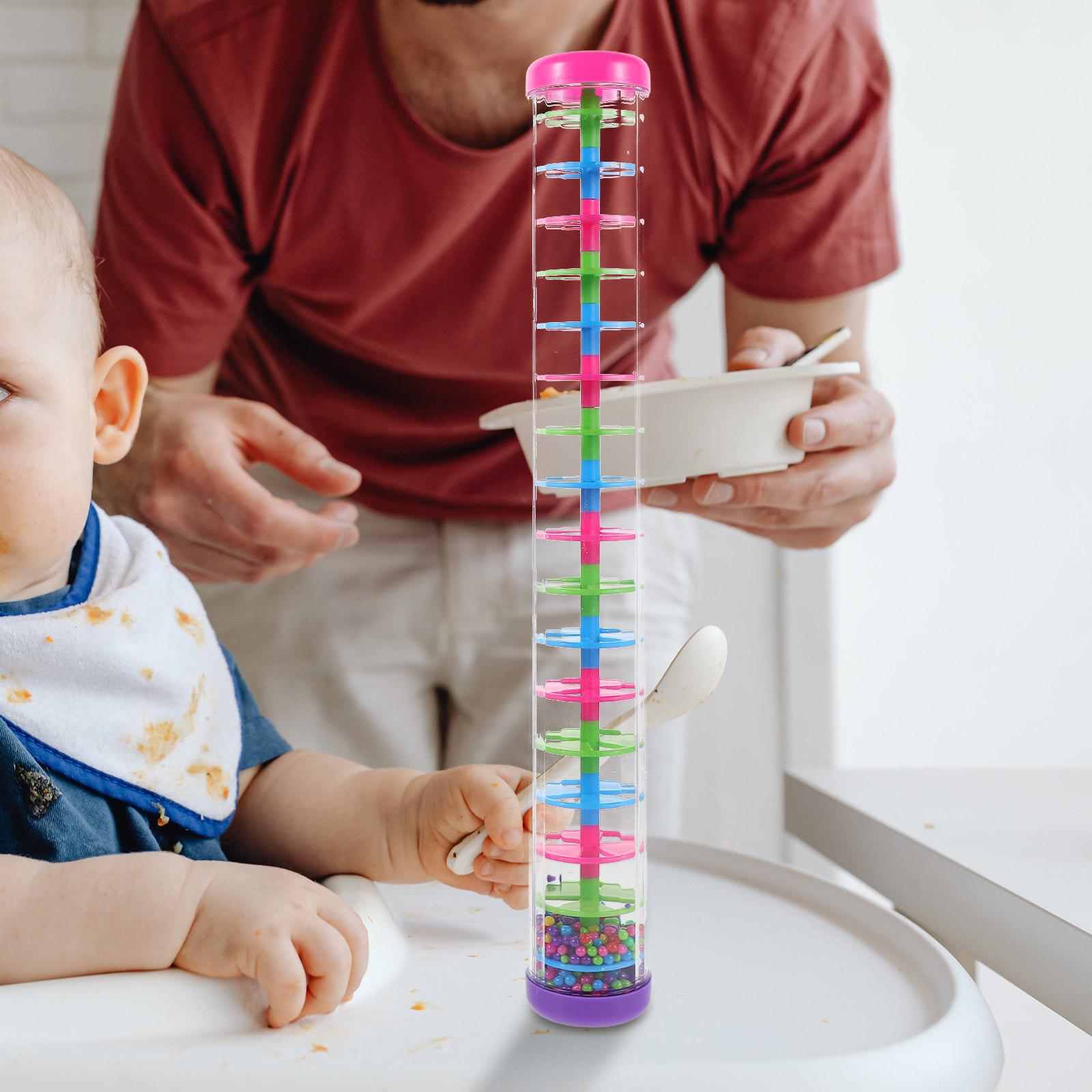 2 stuks regenstok spiraalvormi - Musical Instrument For Babies recensie en prijs