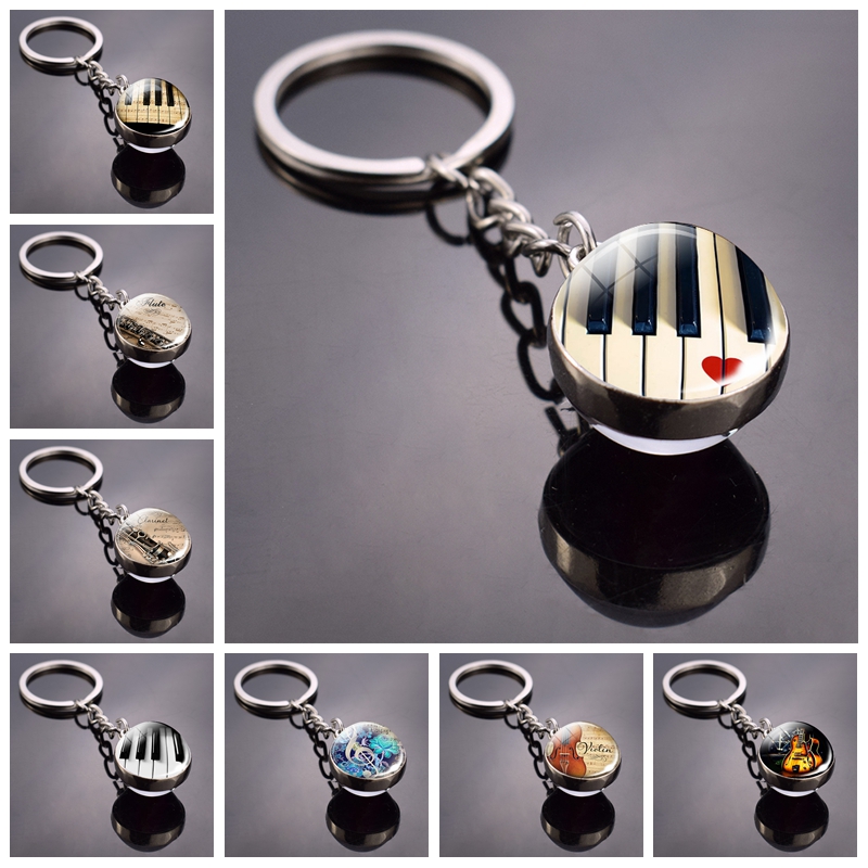 Piano sleutelhanger muziekinst - Musical Instrument Glass recensie en prijs