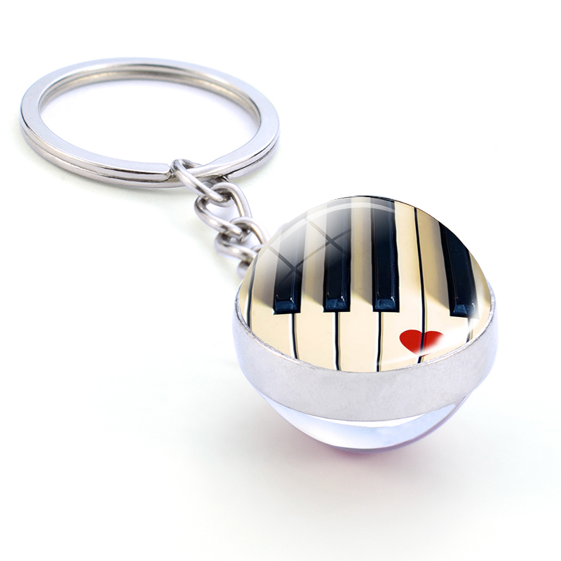 Piano sleutelhanger muziekinst - Musical Instrument Glass recensie en prijs