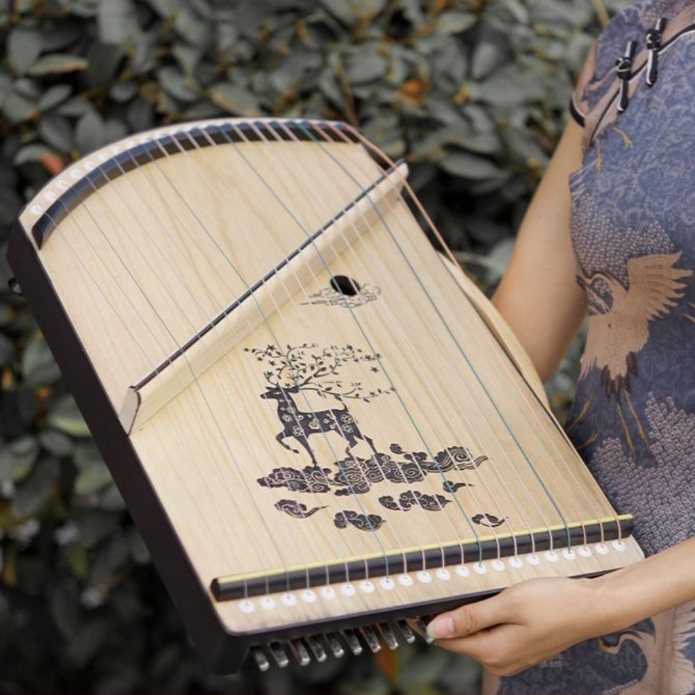 Houten 21-snarige Mini Guzheng - Musical Instrument Oud recensie en prijs