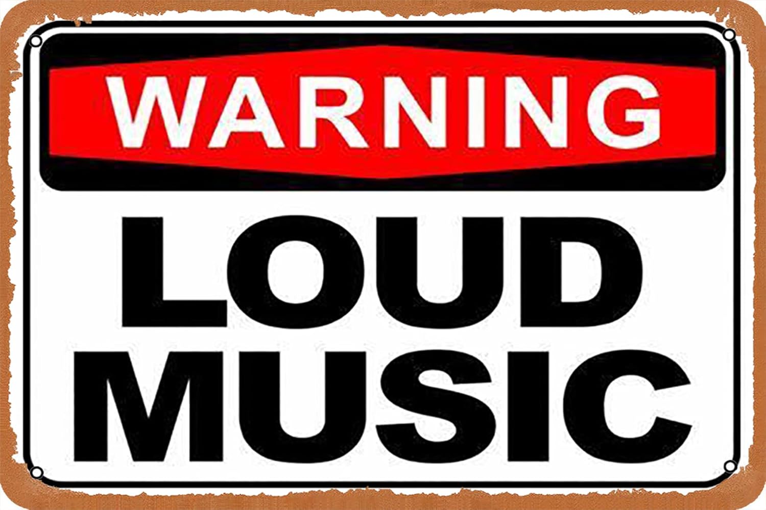 waarschuwing Luide Muziek vint - Musical Instrument Sign recensie en prijs
