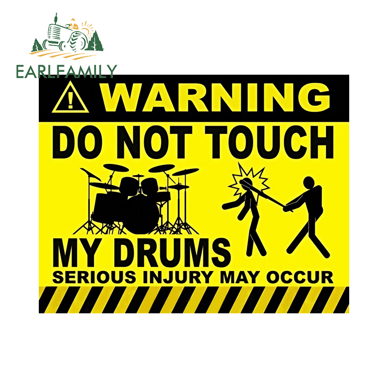 EARLFAMILY Raak mijn drums nie - Musical Instrument Sign recensie en prijs