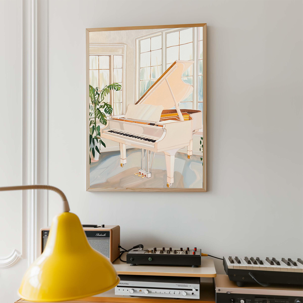 Retro Muzikale Kunst Poster Pl - Picture Of Musical Instrument recensie en prijs