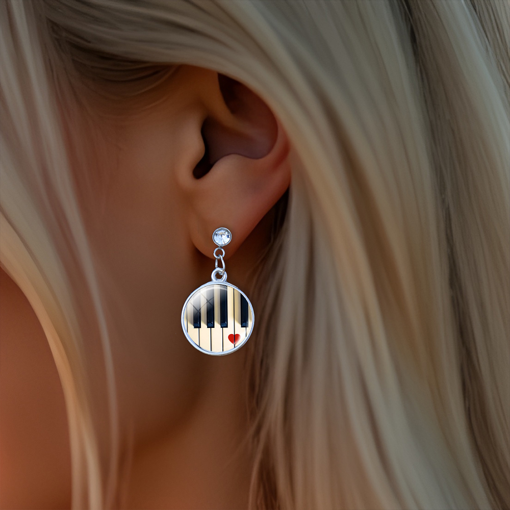 Sprankelende strass oorknopjes - Musical Instrument Glass recensie en prijs