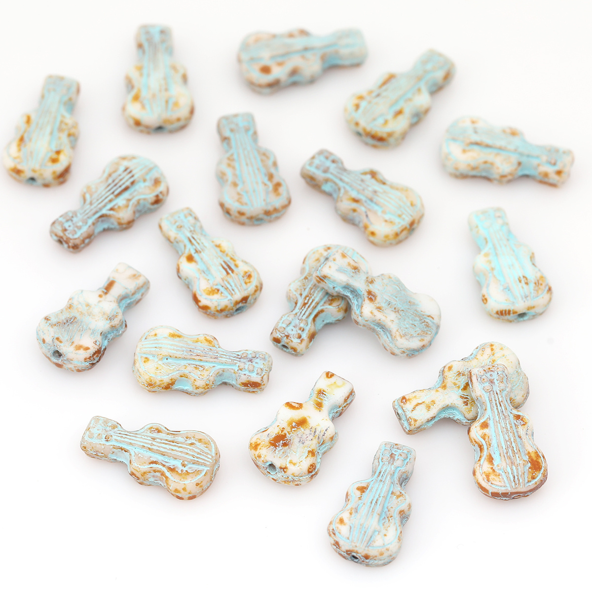 5 stks/10 stks Vintage Crackle - Musical Instrument Glass recensie en prijs