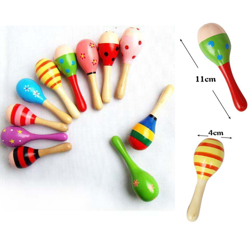 2 Stuks Kleurrijke Houten Klei - Musical Instrument For Babies recensie en prijs