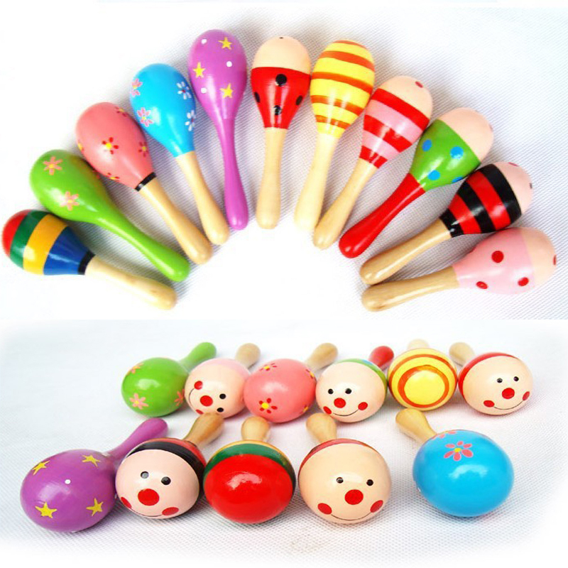 2 Stuks Kleurrijke Houten Klei - Musical Instrument For Babies recensie en prijs