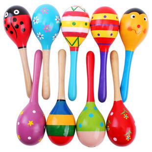 2 Stuks Kleurrijke Houten Klei - Musical Instrument For Babies recensie en prijs