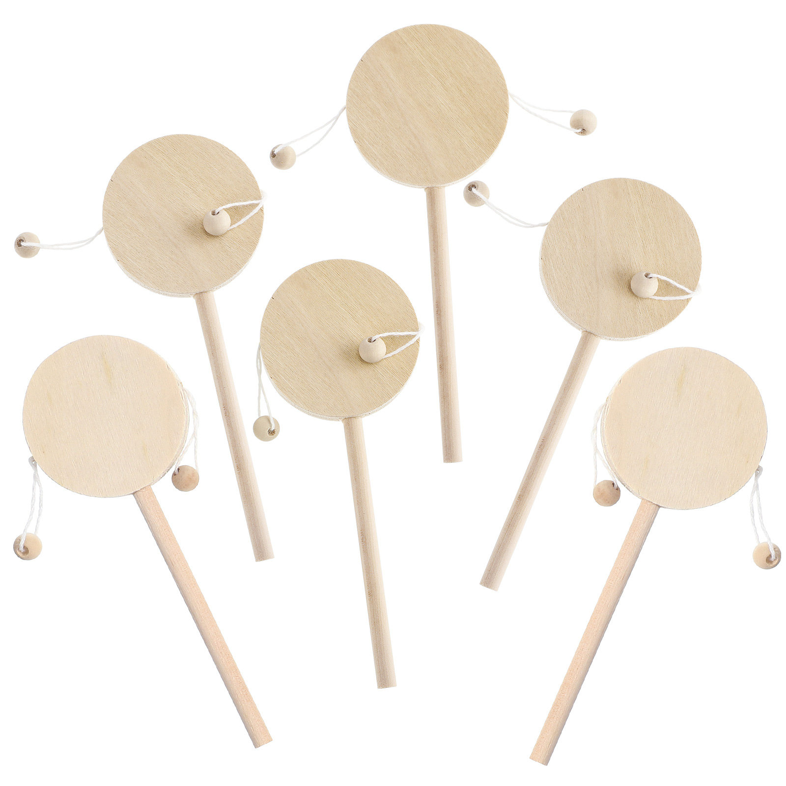 1 Set Rammelaar Trommel Houten - Musical Instrument For Babies recensie en prijs